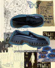 Load image into Gallery viewer, black leather loafers
